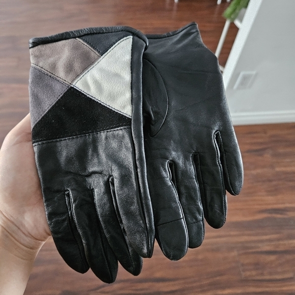 Women's leather gloves size S-M - Picture 4 of 6